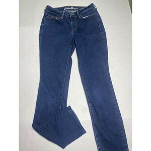 Eddie Bauer Women Curvy Fit Straight Leg Dark Wash Jeans Size 4